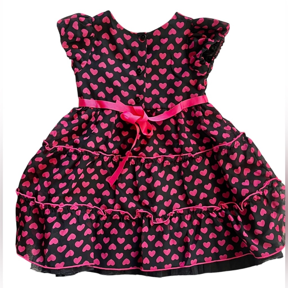 HP💥🔥 x 2 Girl's Youngland Multicolored A-line Dress with Ruffled Embellishments - Picture 6 of 8